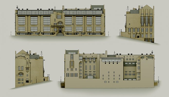 3D model of the Glasgow School