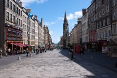 High Street, Edinburgh in June