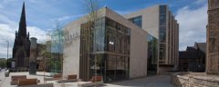 Laidlaw Library exterior from right hand side with A spire