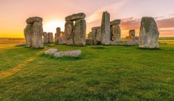 Stonehenge in Salisbury, England, Megalithic, 3,000 years old, rock statues, audio tours, ancient mysteries