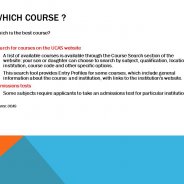 UCAS undergraduate courses Search