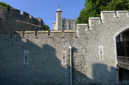 Tower of ~London walls, England